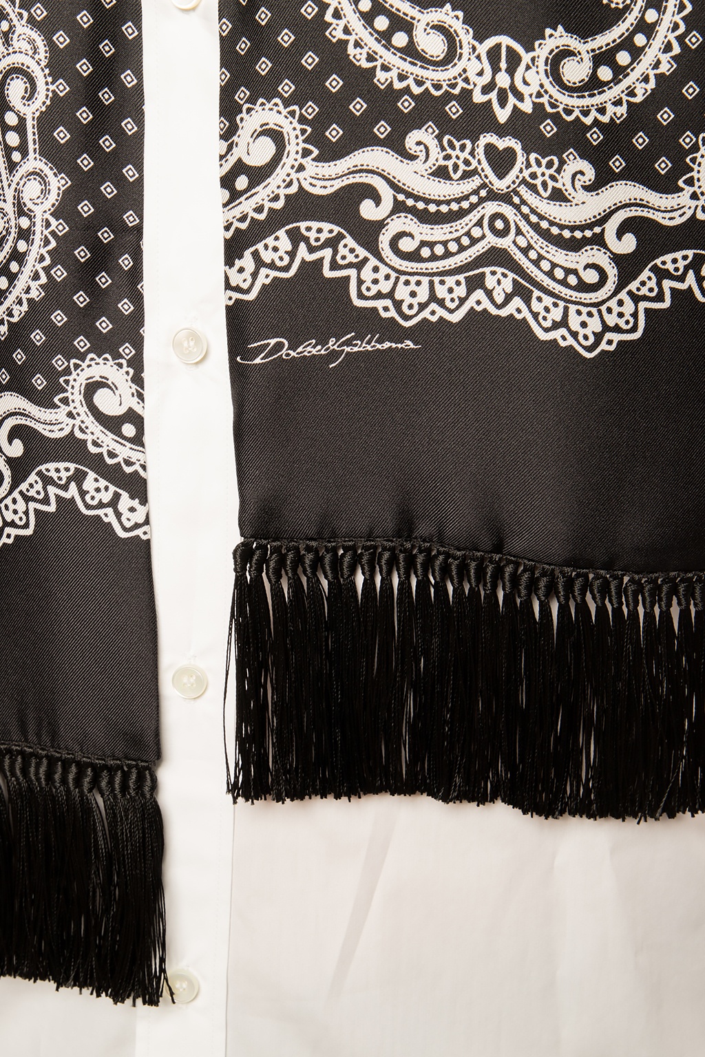 Shirt with silk scarf Dolce & Gabbana